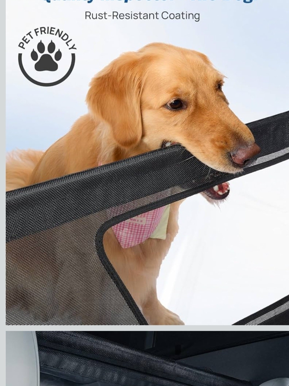 JOYTUTUS 46" Wide Dog Car Barrier. NWOT - Picture 7 of 7